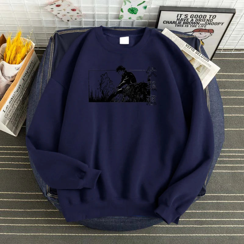 Produktbild von Jujutsu Kaisen Hoodie – Fushiguro Megumi Edition in der Farbe Red, Größe XL - Jetzt erhältlich bei Tarduu.