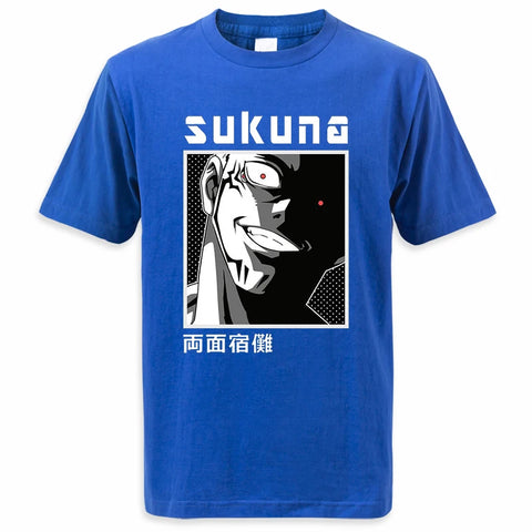 Produktbild von Jujutsu Kaisen T-Shirt – Sukuna Edition in der Farbe Gray, Größe XXXL - Jetzt erhältlich bei Tarduu.