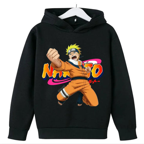 Produktbild von Naruto Classic Hoodie – Naruto Uzumaki Edition in der Farbe Red, Größe 140 - Jetzt erhältlich bei Tarduu.