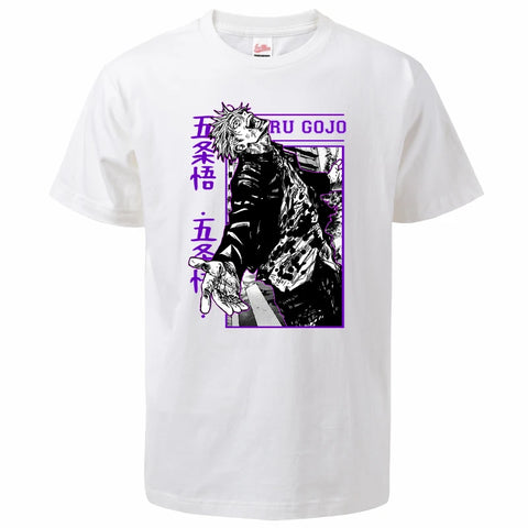 Produktbild von Jujutsu Kaisen T-Shirt – Satoru Gojo Limitless Edition in der Farbe Black, Größe 4XL - Jetzt erhältlich bei Tarduu.