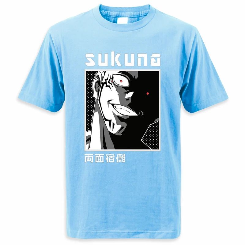 Produktbild von Jujutsu Kaisen T-Shirt – Sukuna Edition in der Farbe Gray, Größe XXL - Jetzt erhältlich bei Tarduu.