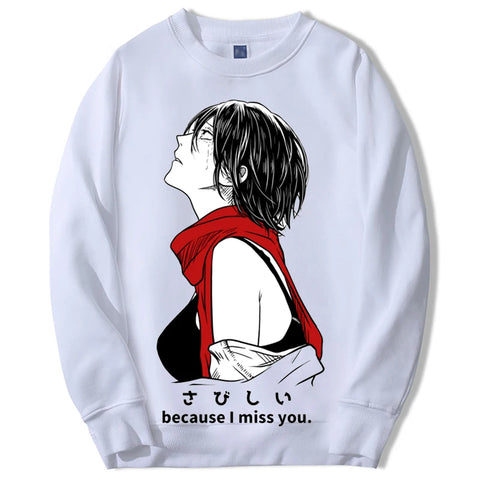 Produktbild von Attack on Titan Pullover – Mikasa Ackerman Edition in der Farbe Pink, Größe 4XL - Jetzt erhältlich bei Tarduu.