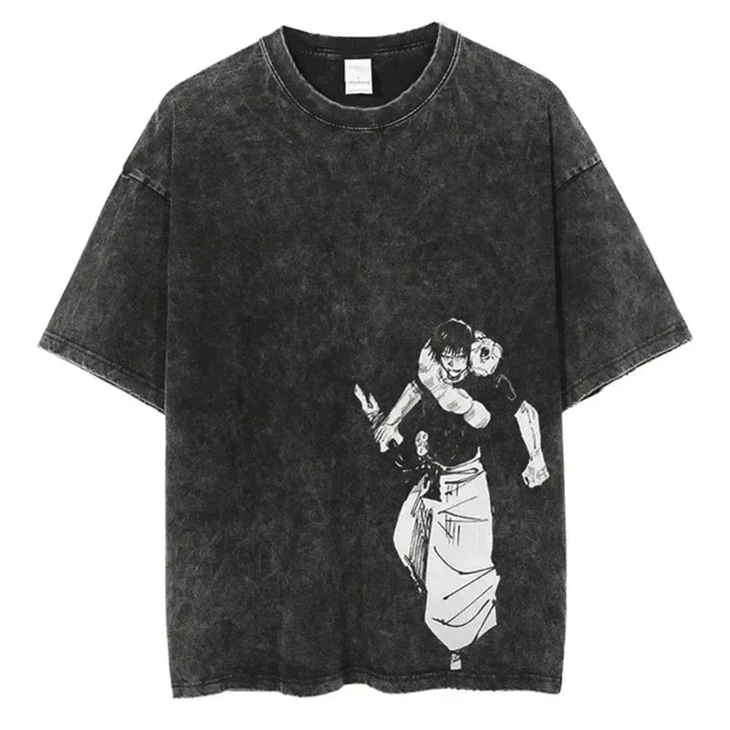 Produktbild von Jujutsu Kaisen T-Shirt – Zeige deine Fanliebe für Toji in der Farbe 2, Größe XXL - Jetzt erhältlich bei Tarduu.