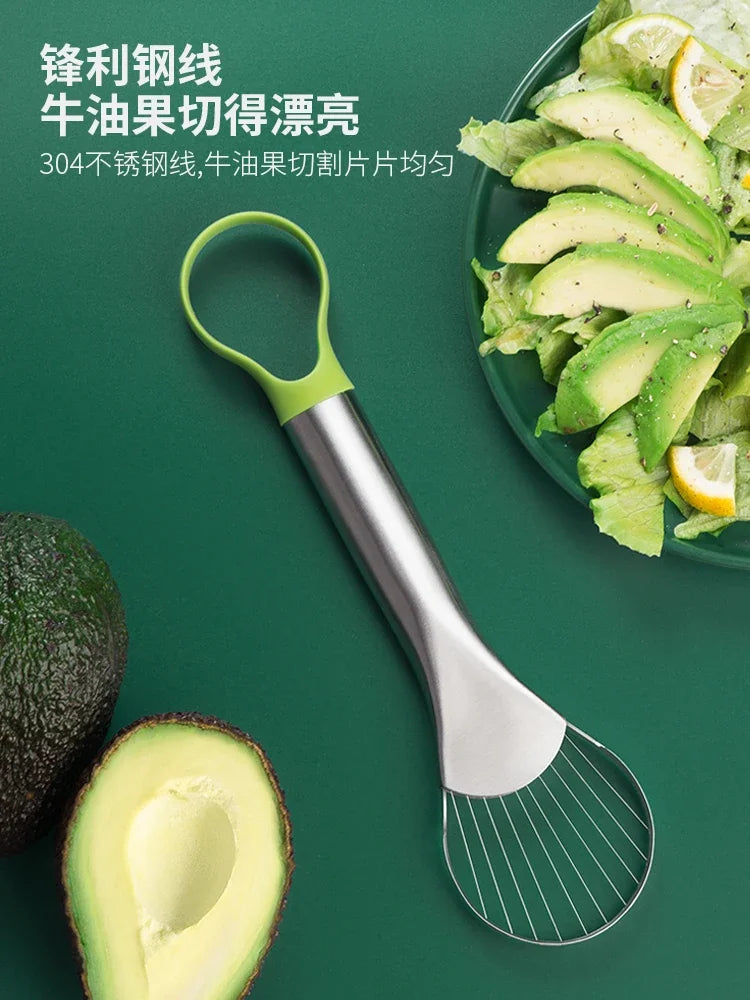 Cuchillo de acero inoxidable para aguacate – Cortador de frutas