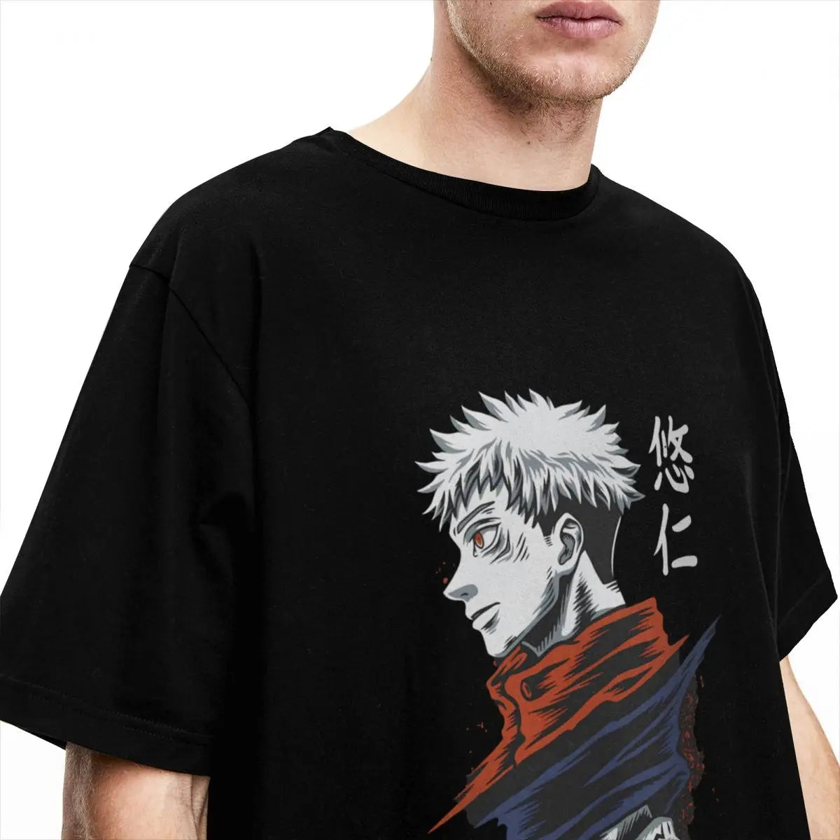 Produktbild von Yuji vs. Sukuna - Jujutsu Kaisen Charakter-T-Shirt in der Farbe black, Größe XXXL - Jetzt erhältlich bei Tarduu.