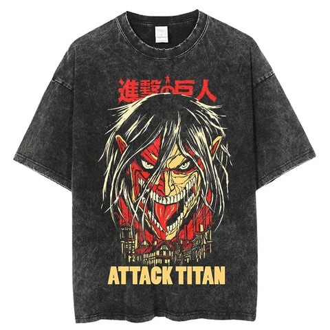 Produktbild von Attack on Titan Charakter T-Shirt – Stylisher Look in verschiedenen Farben in der Farbe 24, Größe XXXL - Jetzt erhältlich bei Tarduu.