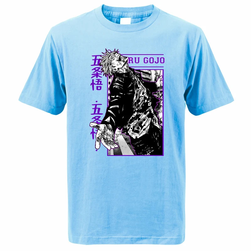 Produktbild von Jujutsu Kaisen T-Shirt – Satoru Gojo Limitless Edition in der Farbe Black, Größe XL - Jetzt erhältlich bei Tarduu.