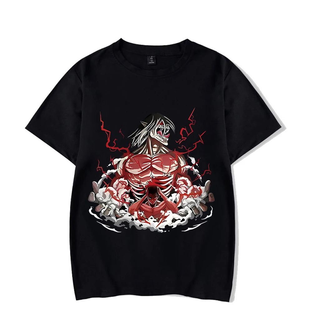 Produktbild von Attack on Titan T-Shirt – Ideal für wahre Enthusiasten in der Farbe Black8, Größe S - Jetzt erhältlich bei Tarduu.