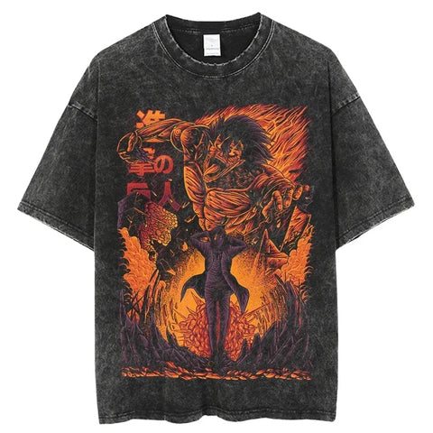 Produktbild von Attack on Titan Charakter T-Shirt – Stylisher Look in verschiedenen Farben in der Farbe 25, Größe XXL - Jetzt erhältlich bei Tarduu.