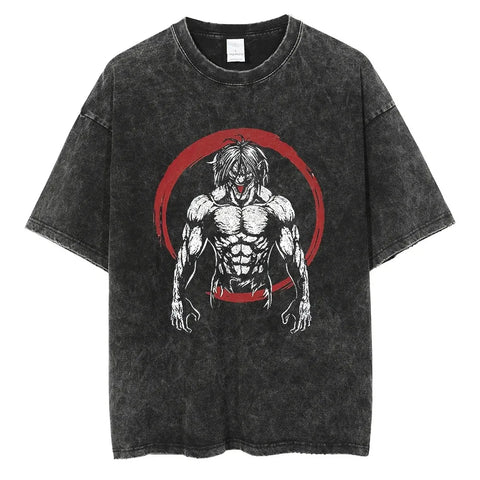 Produktbild von Attack on Titan Charakter T-Shirt – Stylisher Look in verschiedenen Farben in der Farbe 23, Größe XL - Jetzt erhältlich bei Tarduu.