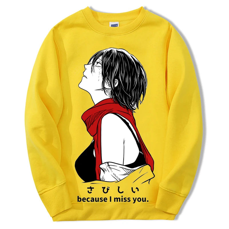 Produktbild von Attack on Titan Pullover – Mikasa Ackerman Edition in der Farbe Red, Größe XXXL - Jetzt erhältlich bei Tarduu.