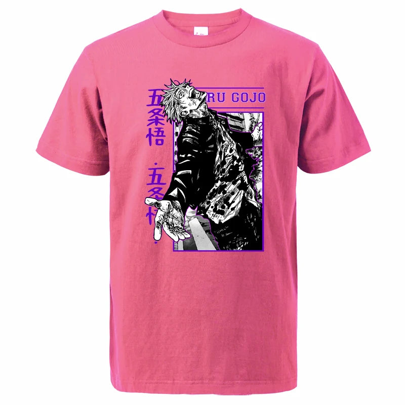 Produktbild von Jujutsu Kaisen T-Shirt – Satoru Gojo Limitless Edition in der Farbe Blue, Größe 4XL - Jetzt erhältlich bei Tarduu.