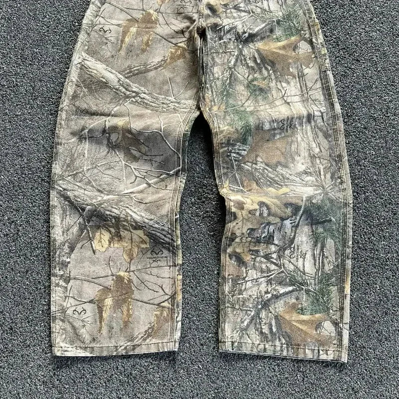 Pantalon cargo camouflage–Y2K New American Mainstream