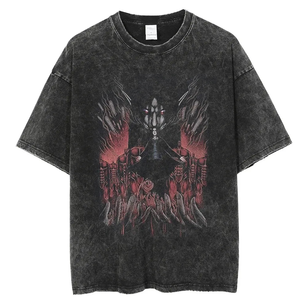 Produktbild von Attack on Titan Charakter T-Shirt – Stylisher Look in verschiedenen Farben in der Farbe 26, Größe XXL - Jetzt erhältlich bei Tarduu.