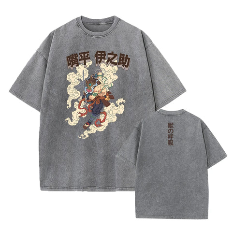 Produktbild von Demon Slayer T-Shirt – Zeige deine Fanliebe in der Farbe 8910152E Coffee1, Größe M - Jetzt erhältlich bei Tarduu.