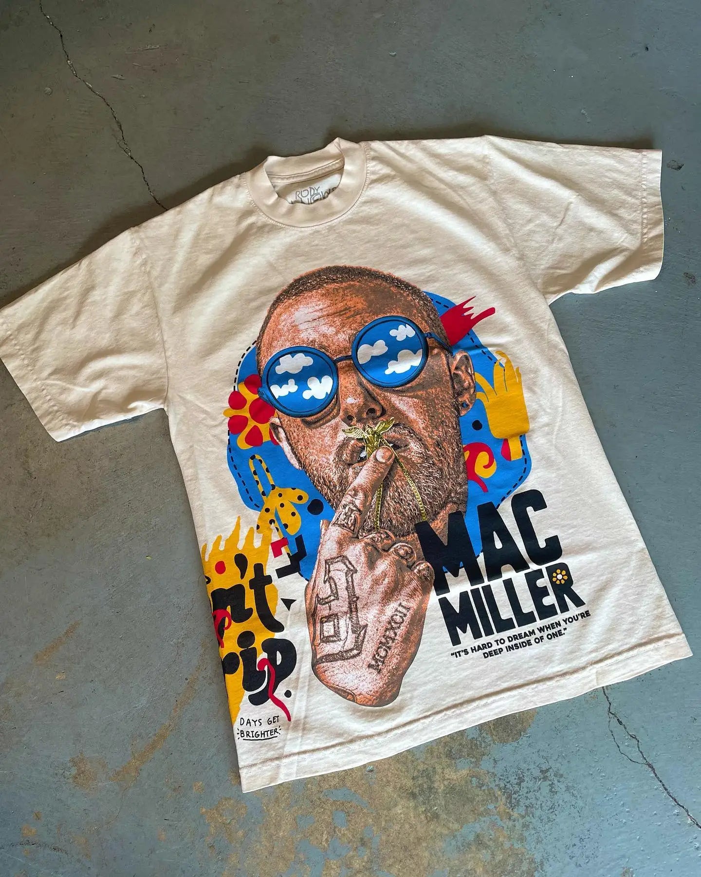 Maglietta Mac Miller – Moda Harajuku Y2K