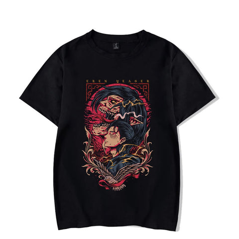 Produktbild von Attack on Titan T-Shirt – Ideal für wahre Enthusiasten in der Farbe Black5, Größe XXXL - Jetzt erhältlich bei Tarduu.