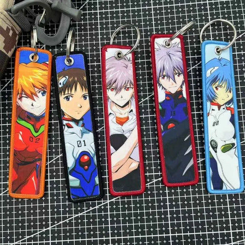 Produktbild von Neon Genesis Evangelion Schlüsselanhänger – Symbol der Hoffnung in der Farbe Evangelion A - Jetzt erhältlich bei Tarduu.