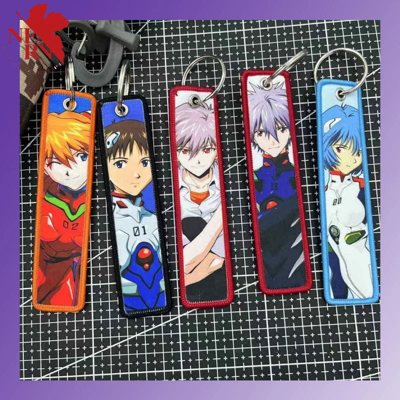 Produktbild von Neon Genesis Evangelion Schlüsselanhänger – Symbol der Hoffnung in der Farbe Evangelion B - Jetzt erhältlich bei Tarduu.