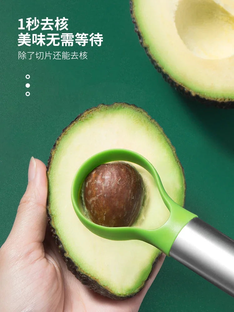 Cuchillo de acero inoxidable para aguacate – Cortador de frutas