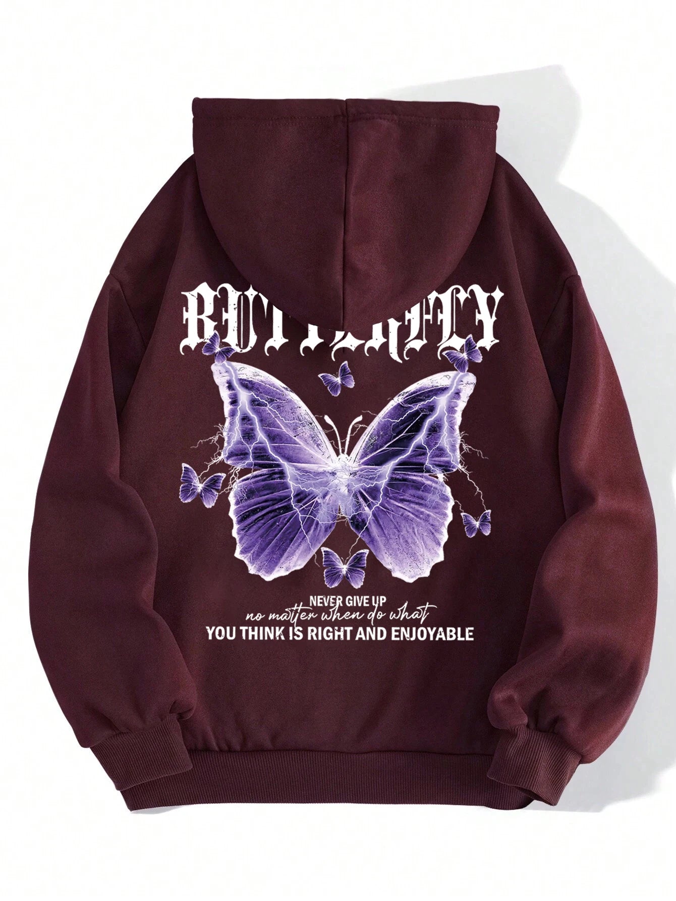 Sudadera con estampado de mariposas