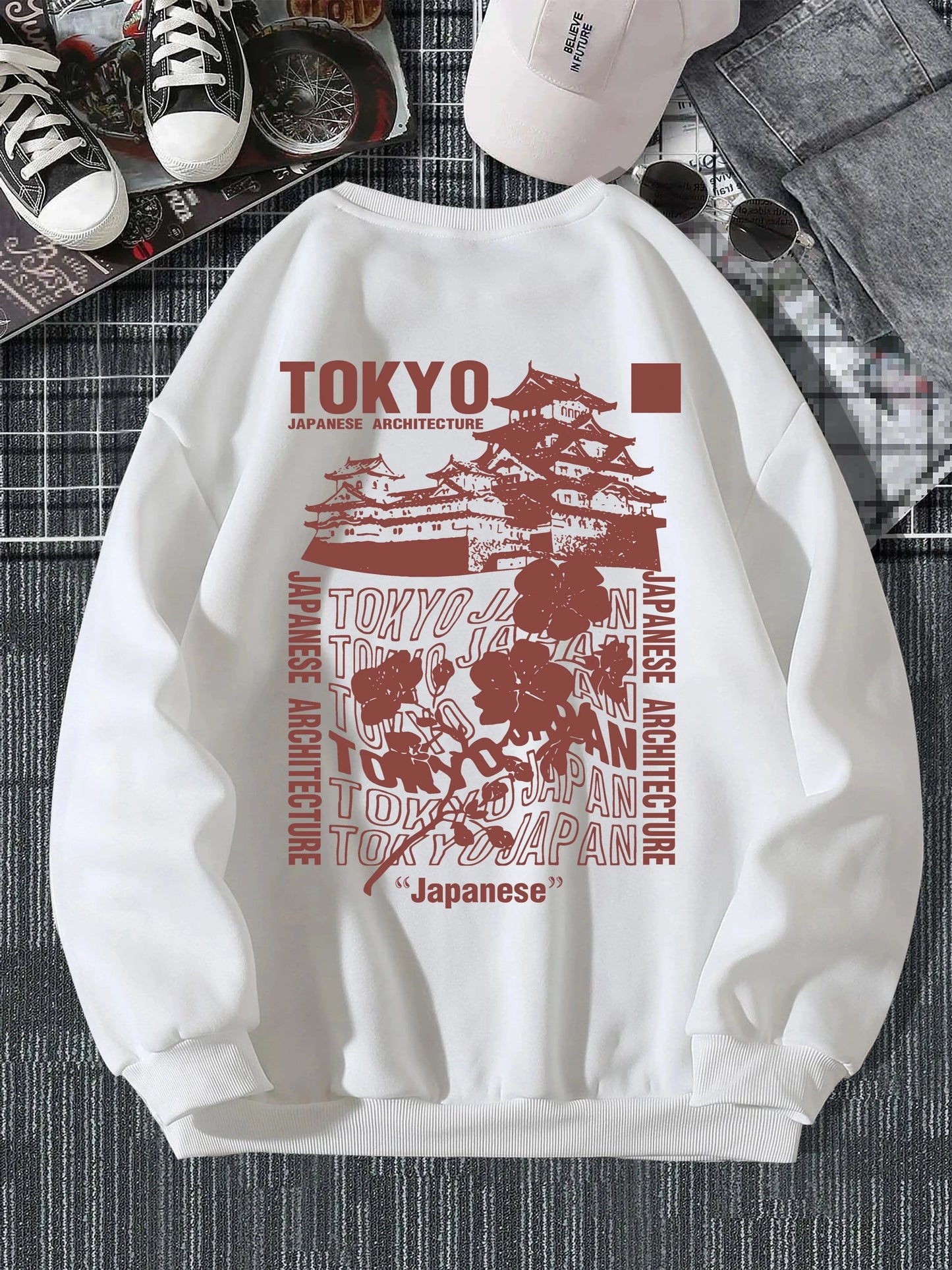 Tokyo ilham verici Hoodie