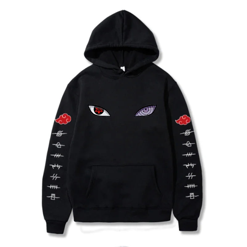 Produktbild von Itachi Uchiha Akatsuki Pullover – Mysteriöser Ninja-Style in der Farbe A05-020, Größe M - Jetzt erhältlich bei Tarduu.