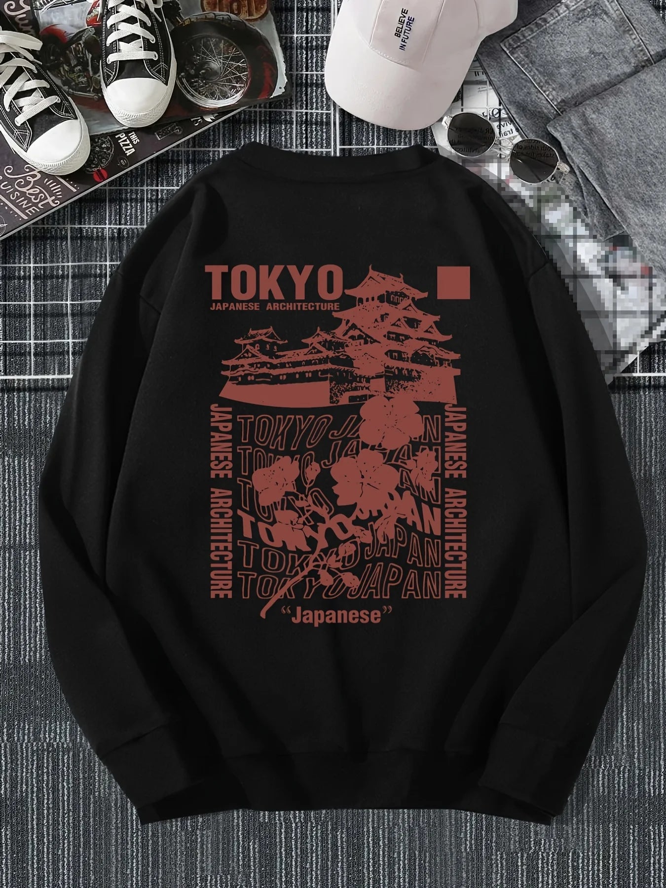 Tokyo ilham verici Hoodie