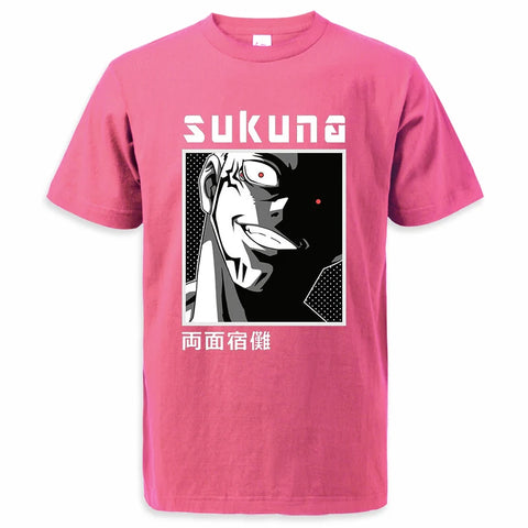 Produktbild von Jujutsu Kaisen T-Shirt – Sukuna Edition in der Farbe Gray, Größe 4XL - Jetzt erhältlich bei Tarduu.