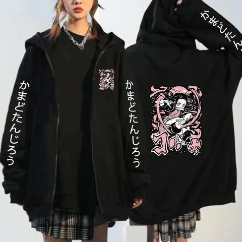 Demon Slayer Damen Hoodie – Kriegerin Edition