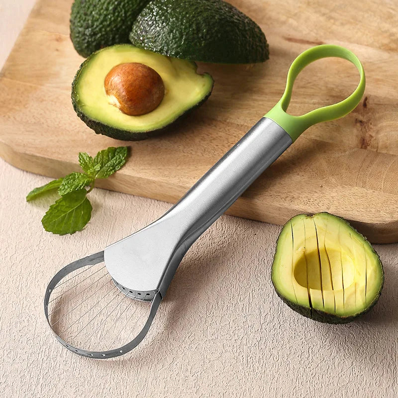 Cuchillo de acero inoxidable para aguacate – Cortador de frutas