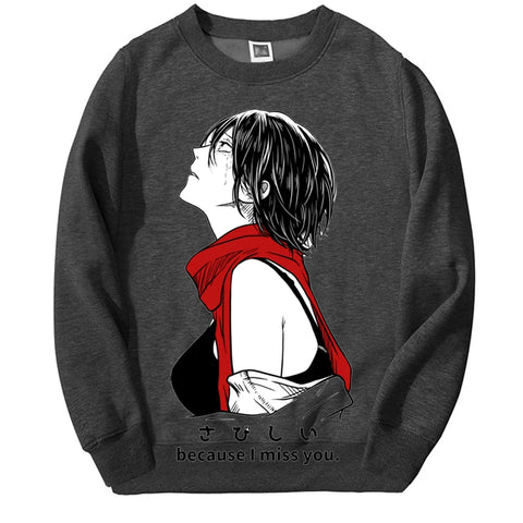 Produktbild von Attack on Titan Pullover – Mikasa Ackerman Edition in der Farbe Red, Größe M - Jetzt erhältlich bei Tarduu.