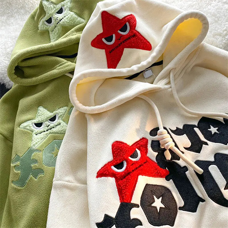 Amerikanisch inspirierter Hoodie Y2K