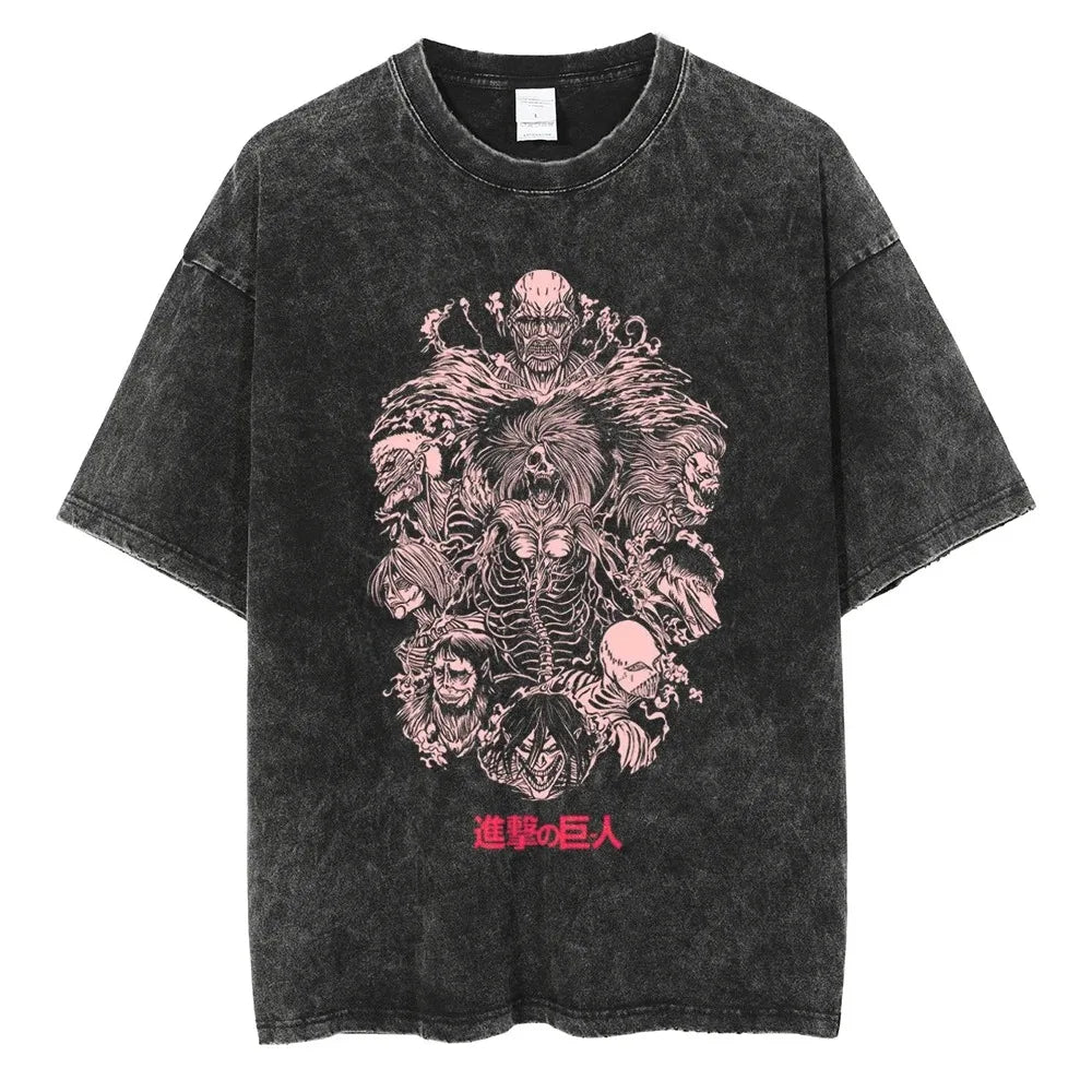 Produktbild von Attack on Titan Charakter T-Shirt – Stylisher Look in verschiedenen Farben in der Farbe 19, Größe XL - Jetzt erhältlich bei Tarduu.