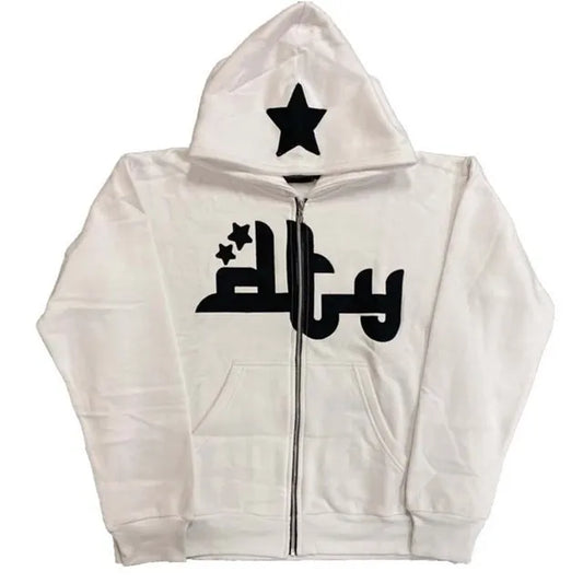 Amerikanisch inspirierter Hoodie Y2K