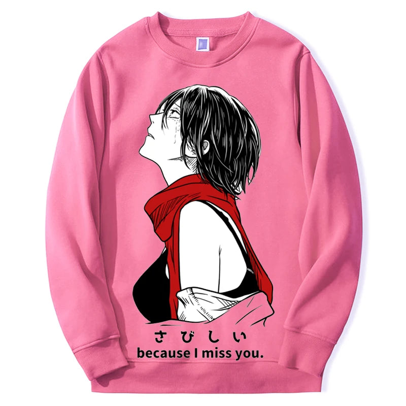 Produktbild von Attack on Titan Pullover – Mikasa Ackerman Edition in der Farbe Red, Größe XL - Jetzt erhältlich bei Tarduu.