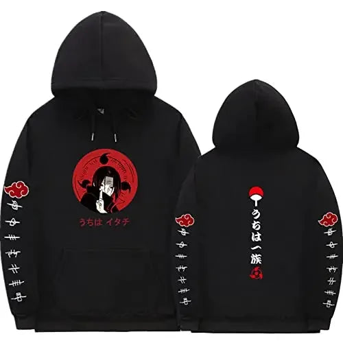 Produktbild von Itachi Uchiha Akatsuki Pullover – Mysteriöser Ninja-Style in der Farbe A05-021, Größe XXXL - Jetzt erhältlich bei Tarduu.