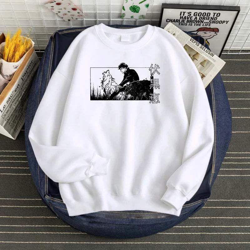 Produktbild von Jujutsu Kaisen Hoodie – Fushiguro Megumi Edition in der Farbe Red, Größe XXL - Jetzt erhältlich bei Tarduu.