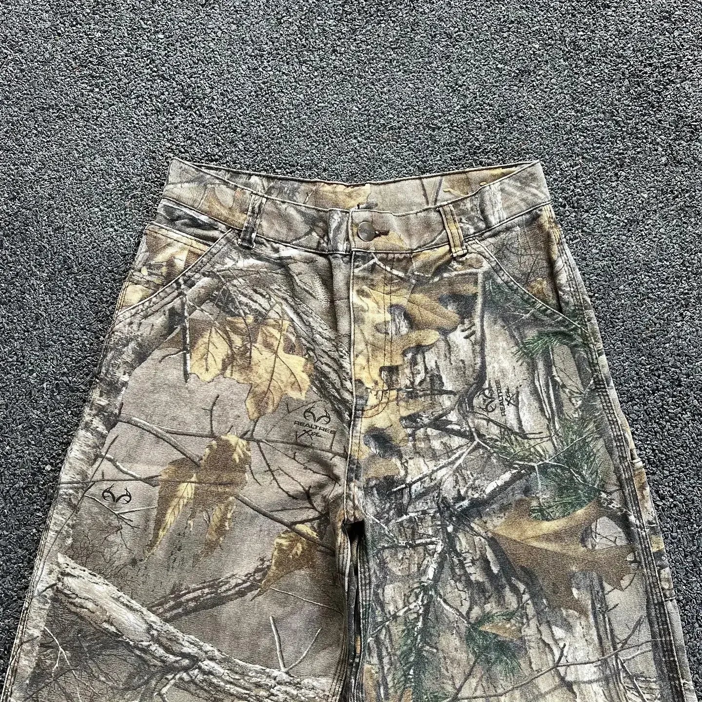 Pantalon cargo camouflage–Y2K New American Mainstream