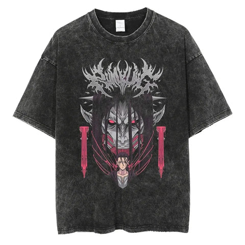 Produktbild von Attack on Titan Charakter T-Shirt – Stylisher Look in verschiedenen Farben in der Farbe 26, Größe XL - Jetzt erhältlich bei Tarduu.