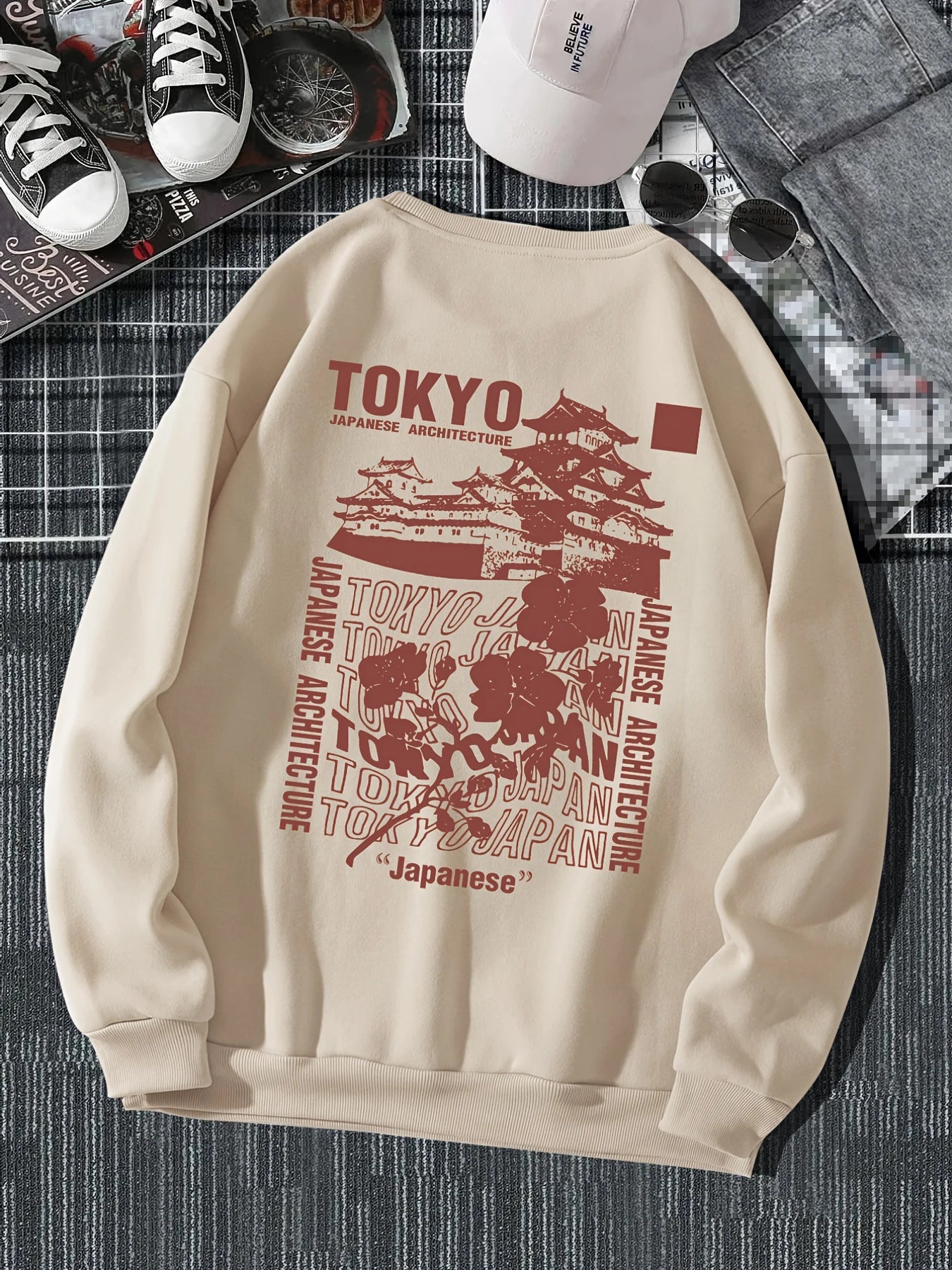 Tokyo inspirierter Hoodie