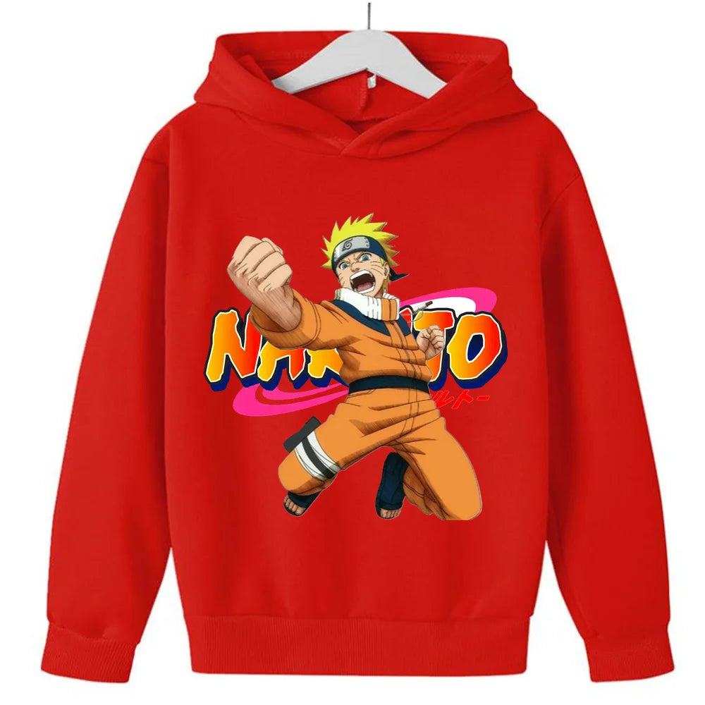 Produktbild von Naruto Classic Hoodie – Naruto Uzumaki Edition in der Farbe Red, Größe 110 - Jetzt erhältlich bei Tarduu.