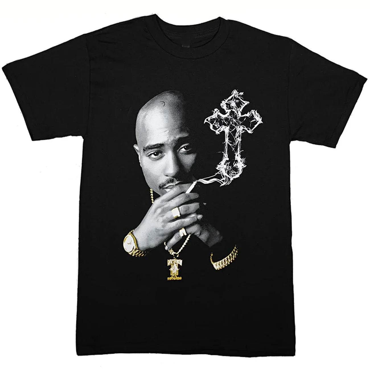 2Pac Smoke Cross-T-shirt