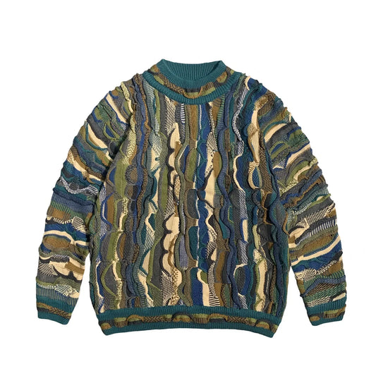 Maglione Vintage Wave – Design retrò unisex