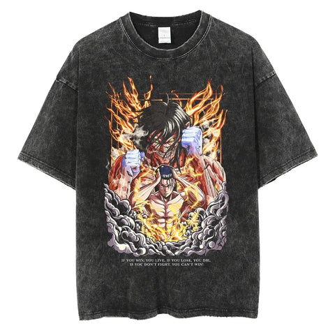 Produktbild von Attack on Titan Charakter T-Shirt – Stylisher Look in verschiedenen Farben in der Farbe 27, Größe XXL - Jetzt erhältlich bei Tarduu.